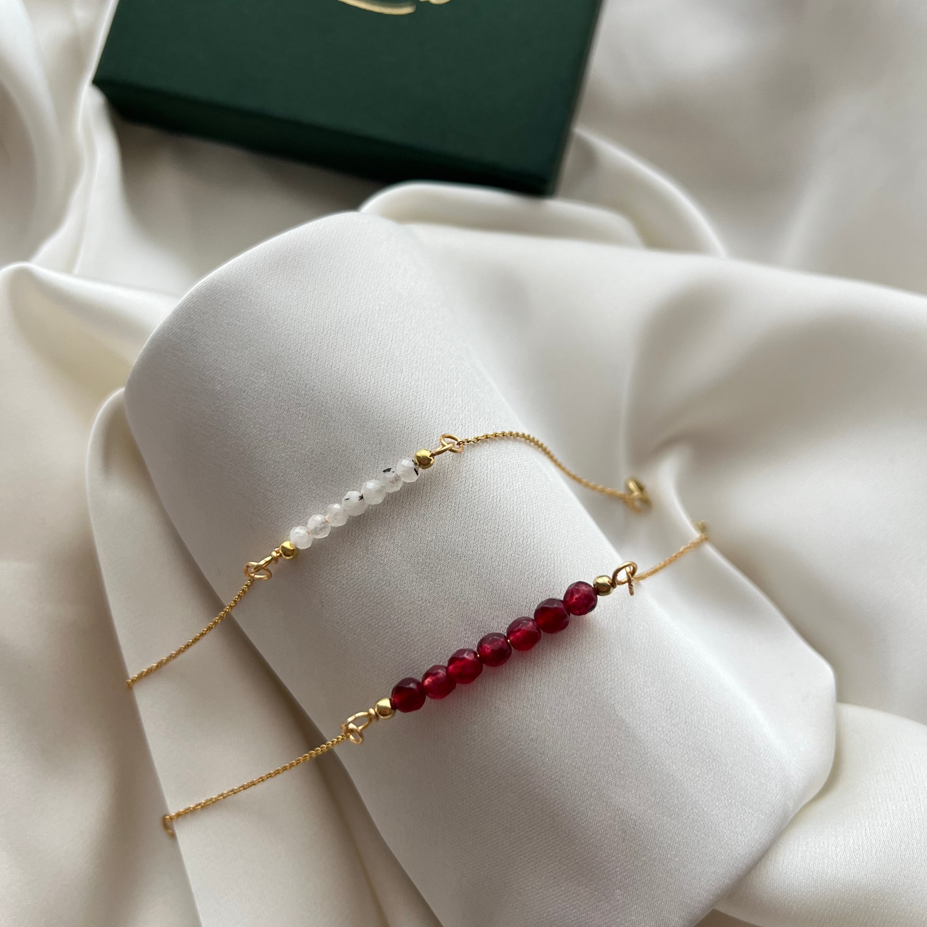 Bratara Maya - Jad rosu si argint 925