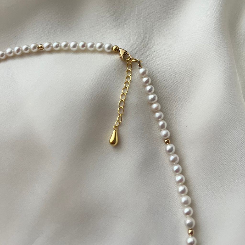 Colier Star - perle de cultură și argint