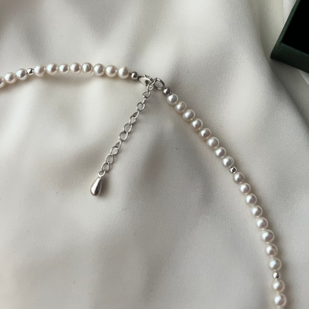 Colier Star - perle de cultură și argint