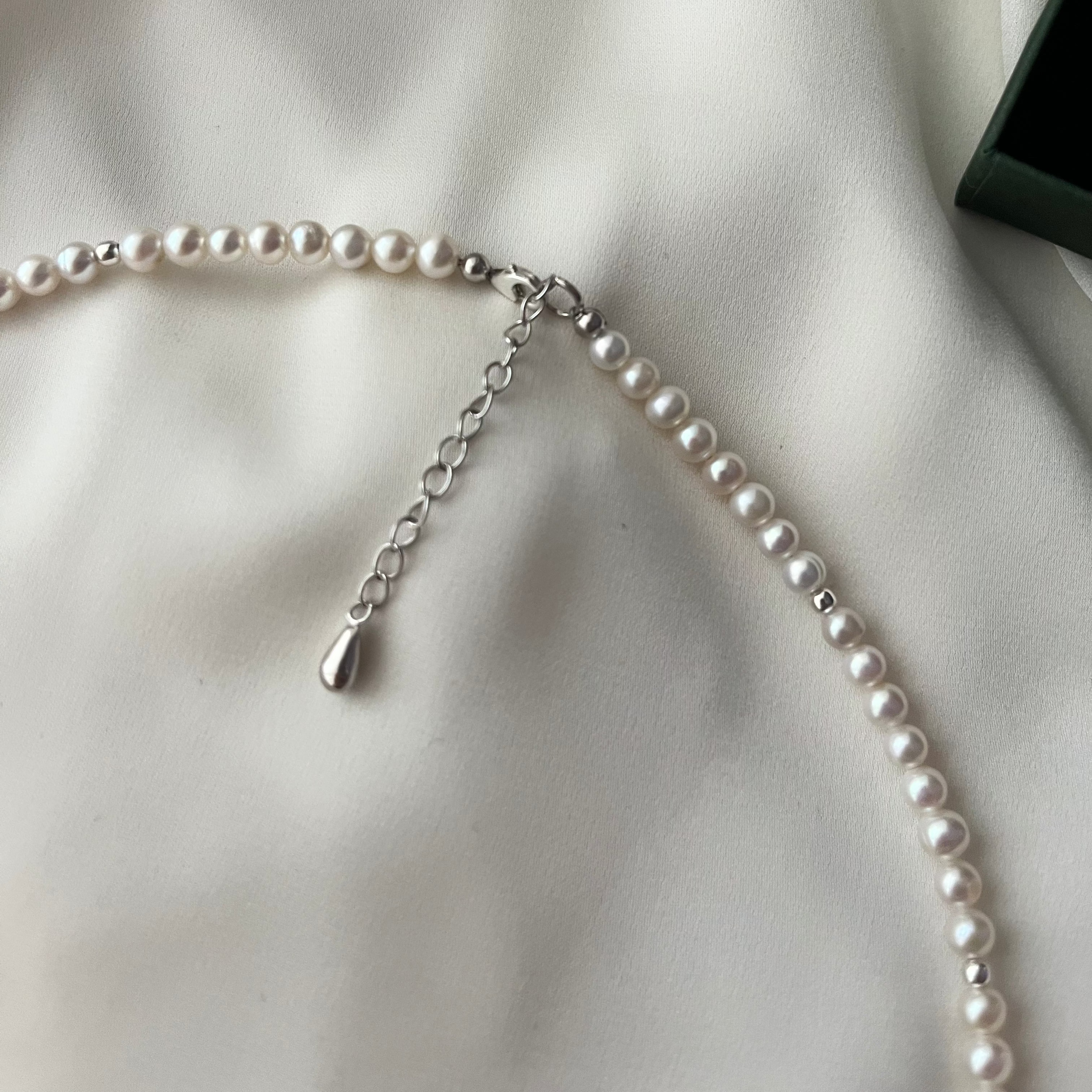 Colier Star - perle de cultură și argint