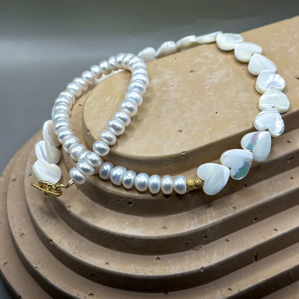 Colier Juliette - Perle Cultura si Sidef