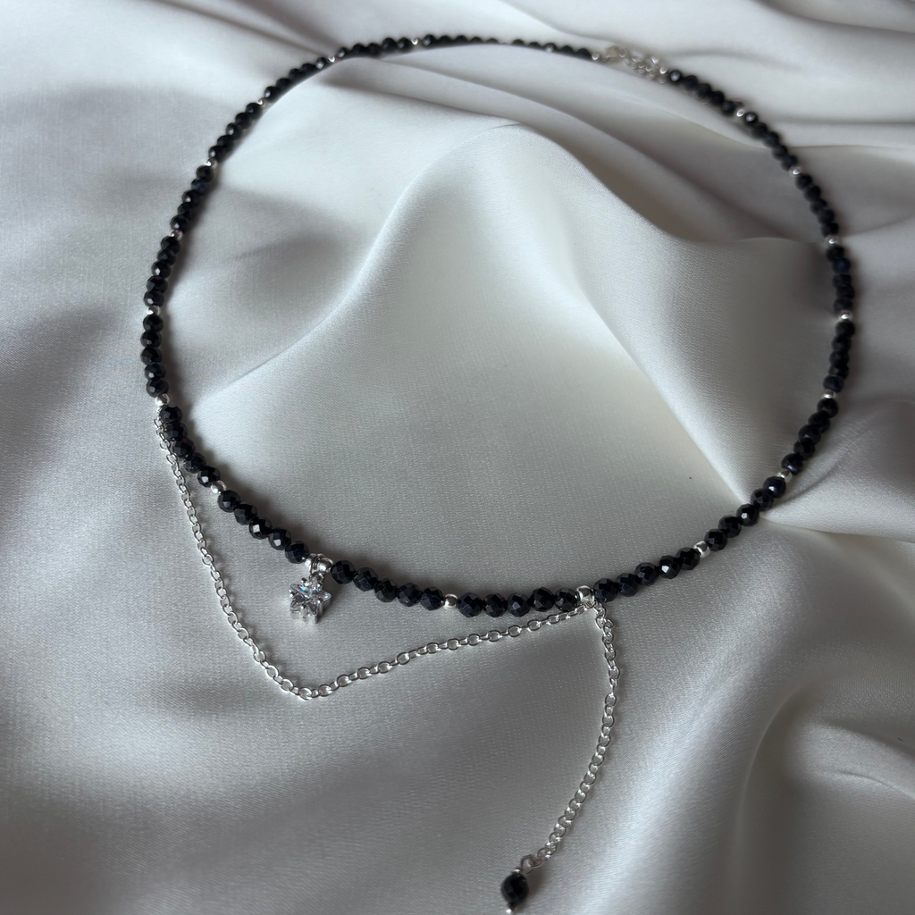 Colier Thea - Safir si argint